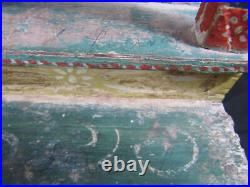 Antique Mexican Wood Nicho/shrine With 3 Wise Men Religious Artifact Antique Mexican Wood Nicho/shrine With 3 Wise Men Religious Artifact