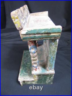 Antique Mexican Wood Nicho/shrine With 3 Wise Men Religious Artifact Antique Mexican Wood Nicho/shrine With 3 Wise Men Religious Artifact