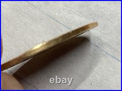 Antique Miraculous Medal 18k Gold Vachette (Pre 1840) 1.2 Grams Religious Antique Miraculous Medal 18k Gold Vachette (Pre 1840) 1.2 Grams Religious