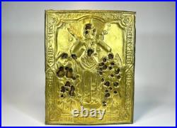 Antique Mother of God Icon Religious Collectible 8.6x6.8 Early 20th Century Antique Mother of God Icon Religious Collectible 8.6x6.8 Early 20th Century