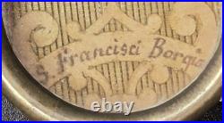 Antique Official Sealed Catholic Religious Relic of Saint Francis Of Borgia