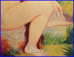 Antique Oil Painting Nude