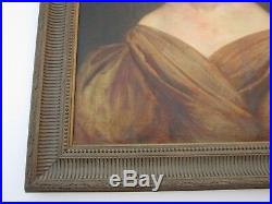 Antique Old Master Painting Portrait Gorgeous Pretty Female Woman Model 18th