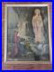 Antique-Our-Lady-Of-Lourdes-German-Lithograph-Original-Glass-And-Frame-01-lw