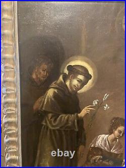 Antique Painting Death of a Saint Peter Strudel (1660-1740)