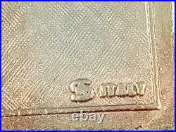 Antique Pair of Christian Religious Sterling Silver Easel Icon's Mary & Jesus