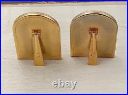 Antique Pair of Christian Religious Sterling Silver Easel Icon's Mary & Jesus