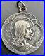 Antique-Penin-Poncet-French-Catholic-Pendant-Religious-Medal-Jesus-Mary-Lourdes-01-cv