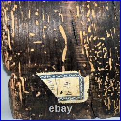 Antique Plaster & Wood Carving of Jesus withScroll Religious Relic of Spain 22