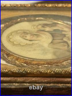 Antique Porcelain Madonna & Child Plaque in Case Religious Icon 1880s Rare KPM Antique Porcelain Madonna & Child Plaque in Case Religious Icon 1880s Rare KPM