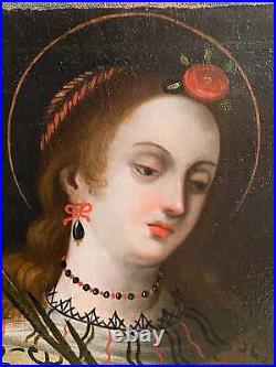 Antique Portrait of Saint Agatha