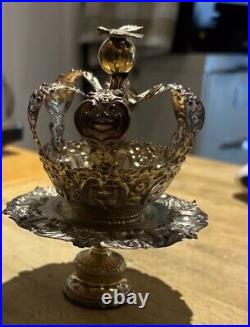Antique Portuguese Holy Spirit Santo Religious Ghost Dove Crown Couronne