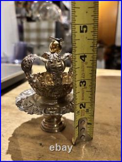 Antique Portuguese Holy Spirit Santo Religious Ghost Dove Crown Couronne