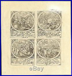 Antique Print-VISION-BIBLE BOOK-REVELATION-APOCALYPSE-De Jode-Snellinck-1784