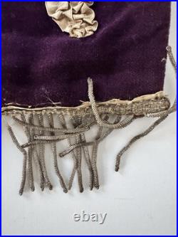 Antique Procession Banner Religious / In his Name