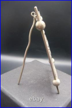 Antique Rare Silverplate Guardian Angel Religious Small Plaque Icon Ex 23 by SJ