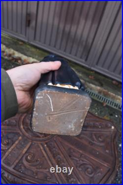 Antique Rare statue of Saint Dominic Religious chalk