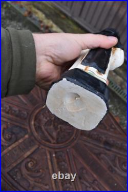 Antique Rare statue of Saint MArtin de porres Religious chalk