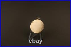 Antique Religious 10K Gold Medal Virgin Mary & Child Jesus Pendant 20th Century