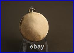 Antique Religious 10K Gold Medal Virgin Mary & Child Jesus Pendant 20th Century