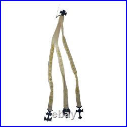 Antique Religious Bible 8 Bookmark With 3 Ribbons And 4 Silver Charms