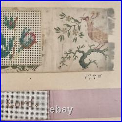 Antique Religious Bible Bookmarks Lot 8 Framed? 1798-1913 Embroidered 1 Paris