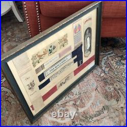 Antique Religious Bible Bookmarks Lot 8 Framed? 1798-1913 Embroidered 1 Paris