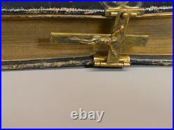 Antique Religious Book 1857 Alter Society Immaculate Conception Blessed Mary