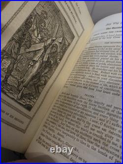 Antique Religious Book 1857 Alter Society Immaculate Conception Blessed Mary