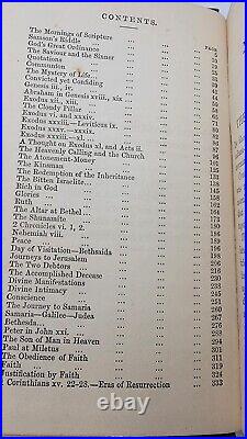 Antique Religious Book 1887 Short Meditations ETC By J. G. B. 344 Pages Hardback