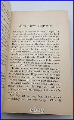 Antique Religious Book 1887 Short Meditations ETC By J. G. B. 344 Pages Hardback