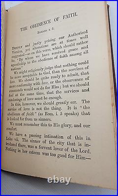 Antique Religious Book 1887 Short Meditations ETC By J. G. B. 344 Pages Hardback