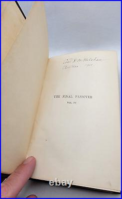 Antique Religious Book 1898 The Final Passover Vol IV Life Beyond The Grave