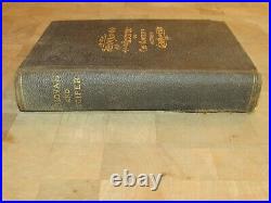 Antique Religious Book Jehovah and Lucifer Contest Between Good and Evil 1899