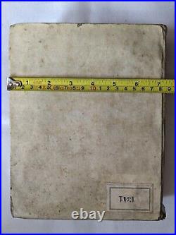 Antique Religious Book Thesaurus Sacrorum Rituum Bartholomeo Gavanto 1734