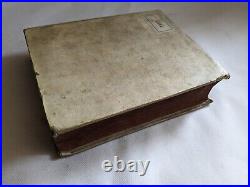 Antique Religious Book Thesaurus Sacrorum Rituum Bartholomeo Gavanto 1734