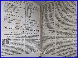 Antique Religious Book Thesaurus Sacrorum Rituum Bartholomeo Gavanto 1734