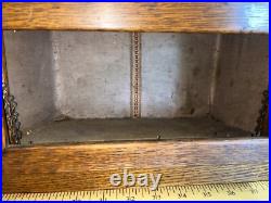 Antique Religious Carved Oak Shadow Box