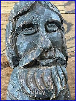 Antique Religious Carving Moses and Ten Commandments 24.5 x3x4