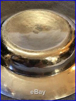 Antique Religious Chalice with Paten, Sterling Cup and case