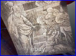 Antique Religious Chiaroscuro woodcut after Parmigianino master print