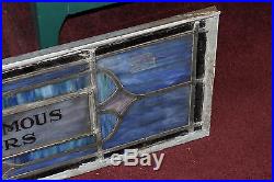 Antique Religious Church Stained Glass Window-Dedicated-Architectural Window