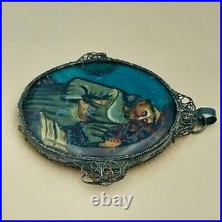 Antique Religious Icon Pendant 19th Century