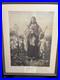 Antique-Religious-Jesus-The-Good-Shepard-1800s-Plockhorst-Print-Original-Frame-01-gzqx