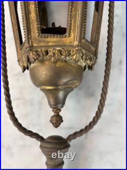 Antique Religious Lanterns Set of 2