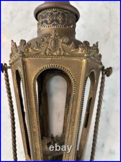 Antique Religious Lanterns Set of 2