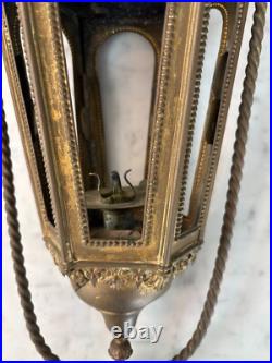 Antique Religious Lanterns Set of 2