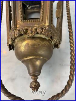Antique Religious Lanterns Set of 2