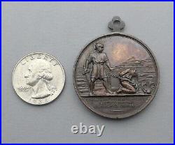 Antique Religious Large Pendant. The Beheading of Saint Paul, Paulus. Pendant