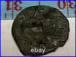 Antique Religious Medal Christ Blessing Anonymous Follis Byzantine 1100 A. D Antique Religious Medal Christ Blessing Anonymous Follis Byzantine 1100 A. D